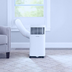 Vissani 5,000 BTU 115-Volt Portable Air Conditioner with Dehumidifier Mode  and Remote in White VAP09R1AWT - The Home Depot